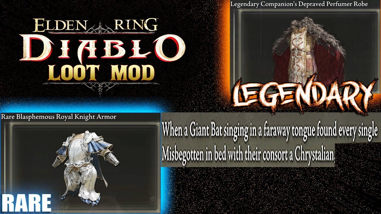 This Lore Is So HOT - Elden Ring Diablo Style Loot + Poorly Translated Mod PART 3