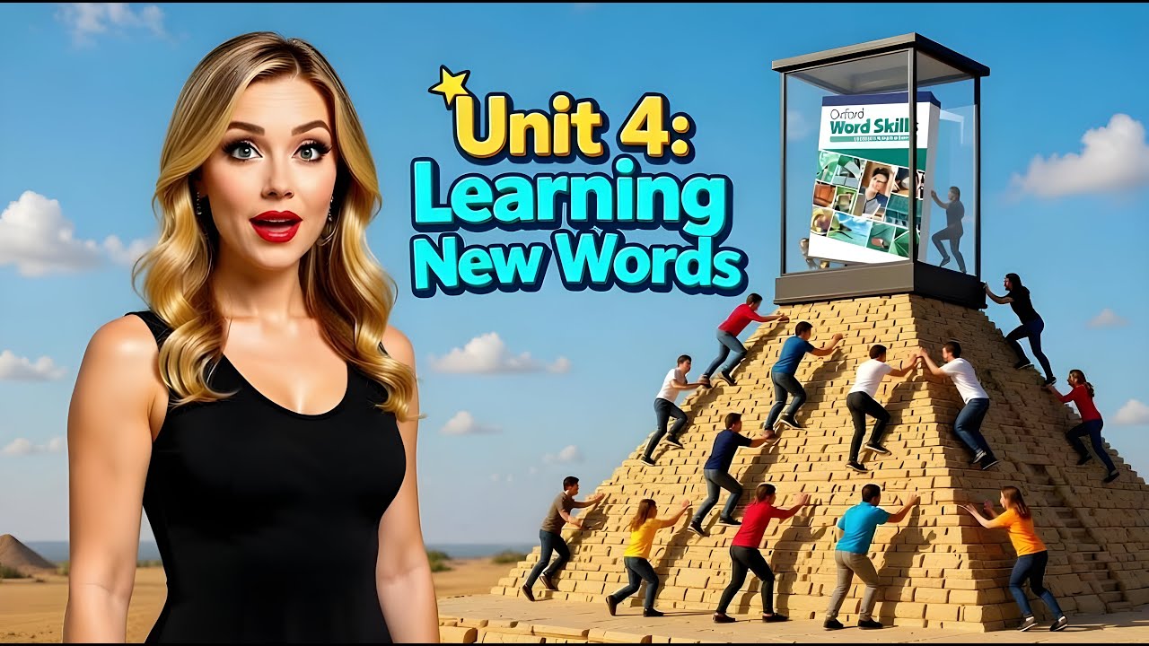 How to learn words? | Unit 4 - Oxford word skills Elementary  ( British accent )