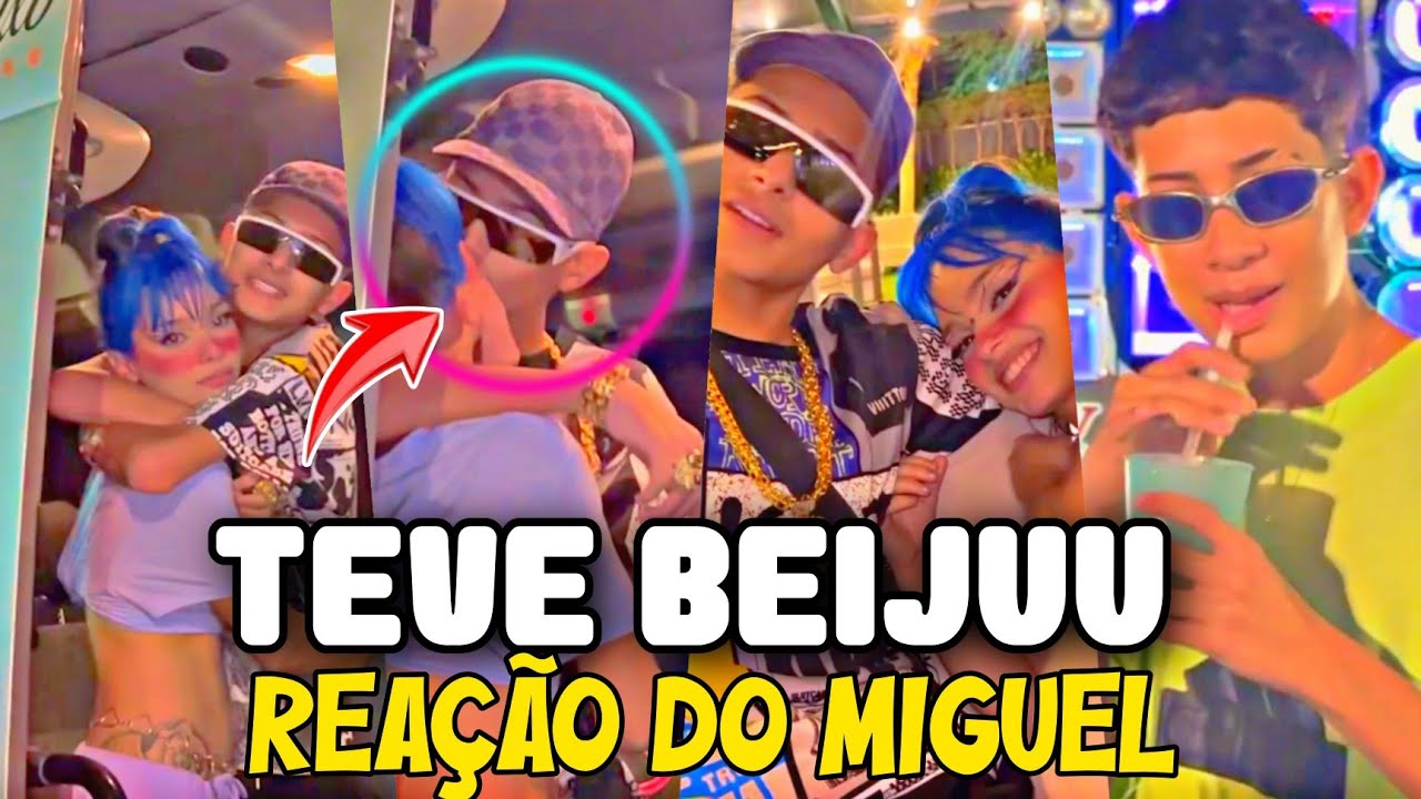 O ENCONTRO DE KAMYLINHA E MC GABB TEVE B3IJOO🥹REAÇÃO DO MIGUEL 🤭