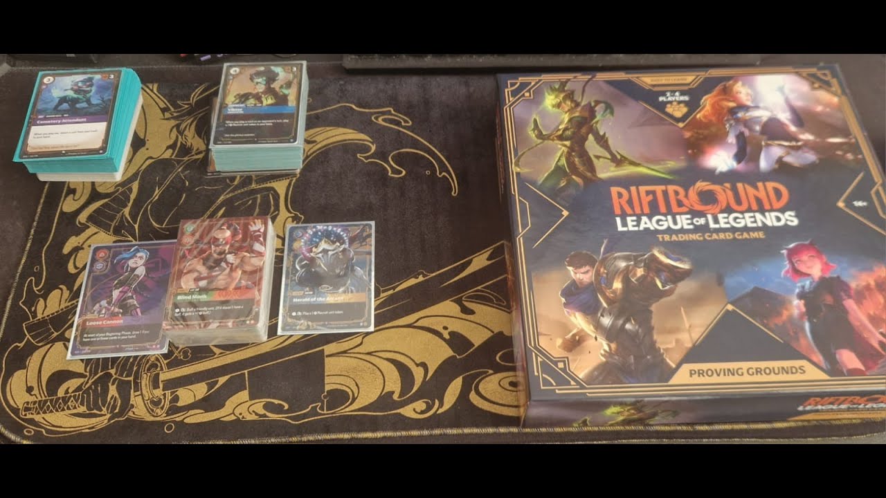 Riftbound Starter decks and Proving grounds opening.