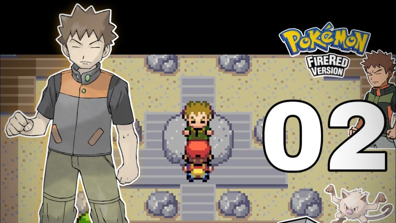 Let's Play Pokemon Fire Red 🚨 Eps 2 🔥 Boulder Badge 🪨