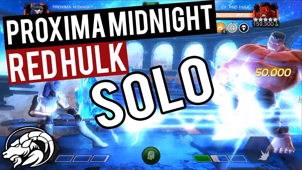 Proxima Midnight Solo Red Hulk Labyrinth of Legends