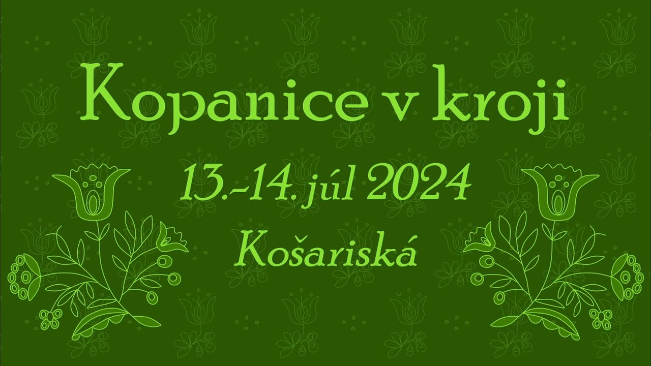 Prehliadka svadobných krojov Kopanice v kroji 2024