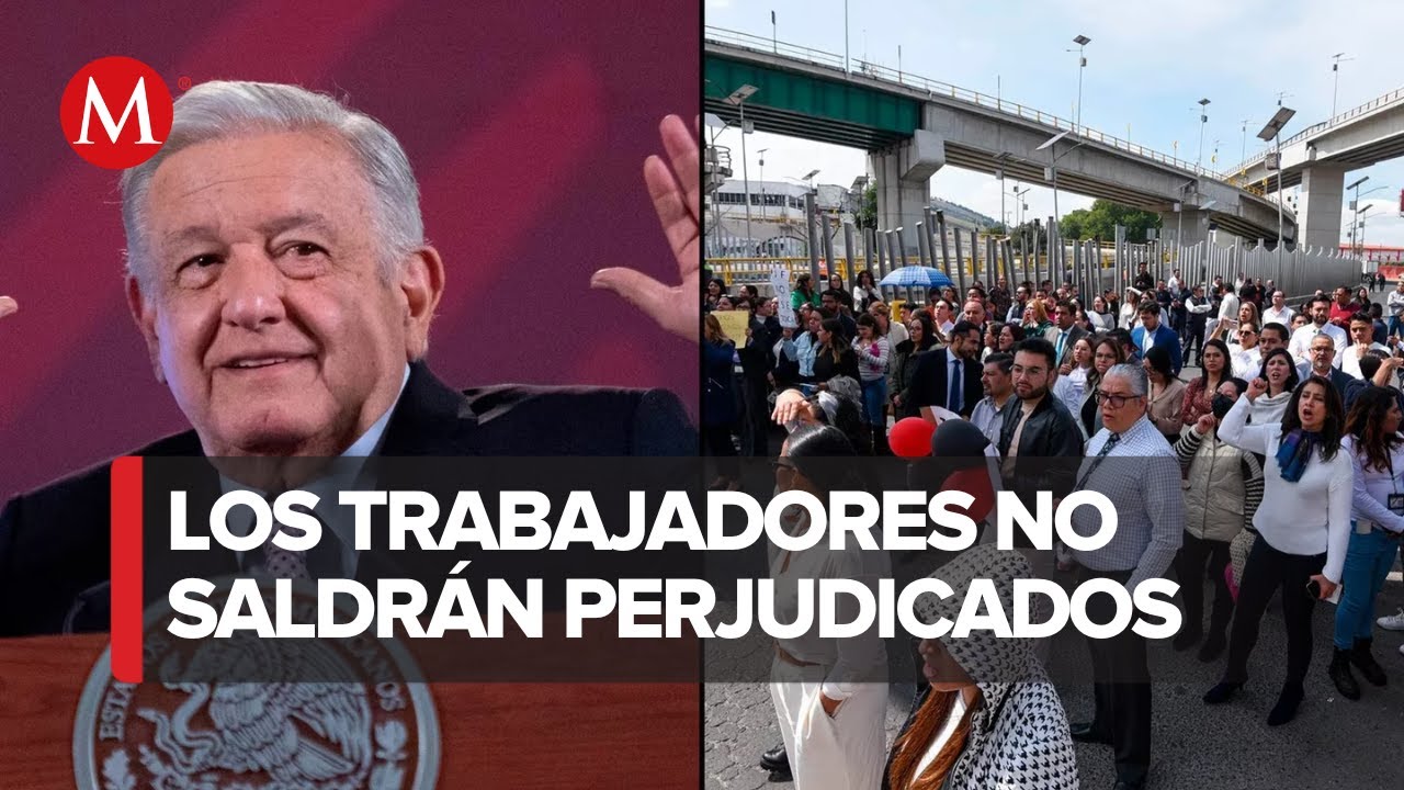 AMLO promete a trabajadores del Poder Judicial que se les pagará salarios y prestaciones