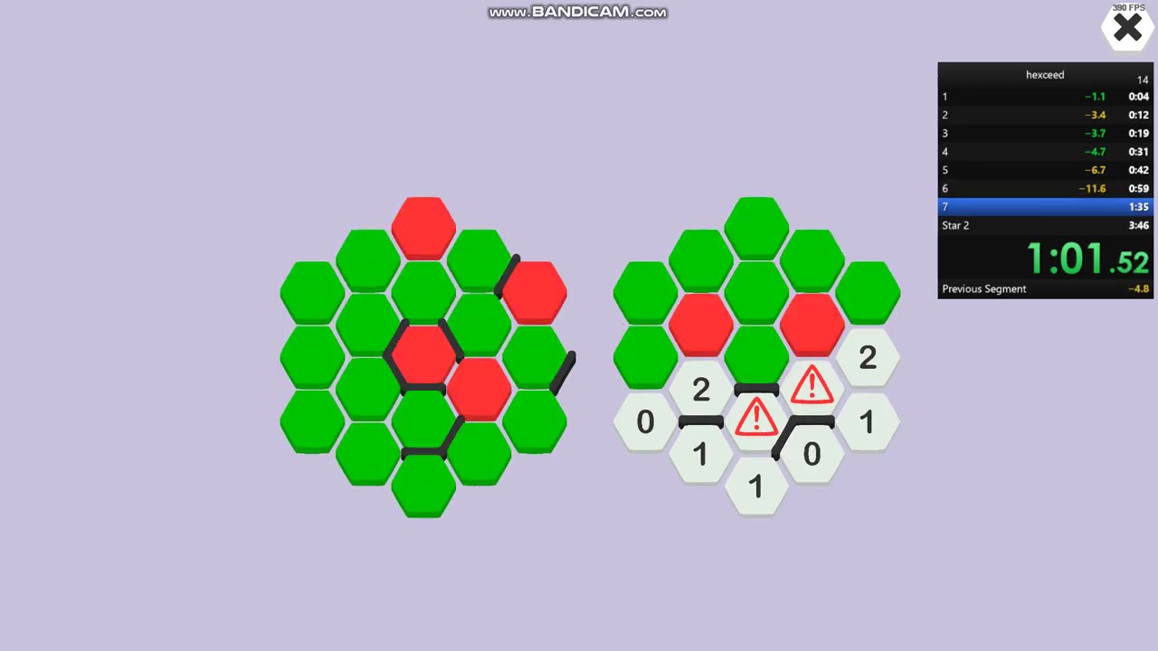 Hexceed Speedrun WR (Tutorial Isle, Star 2) 2:08