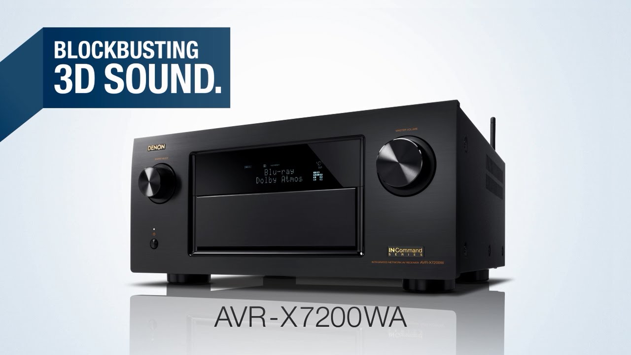 The AVR-X7200WA Network AV Receiver - Blockbusting 3D Sound