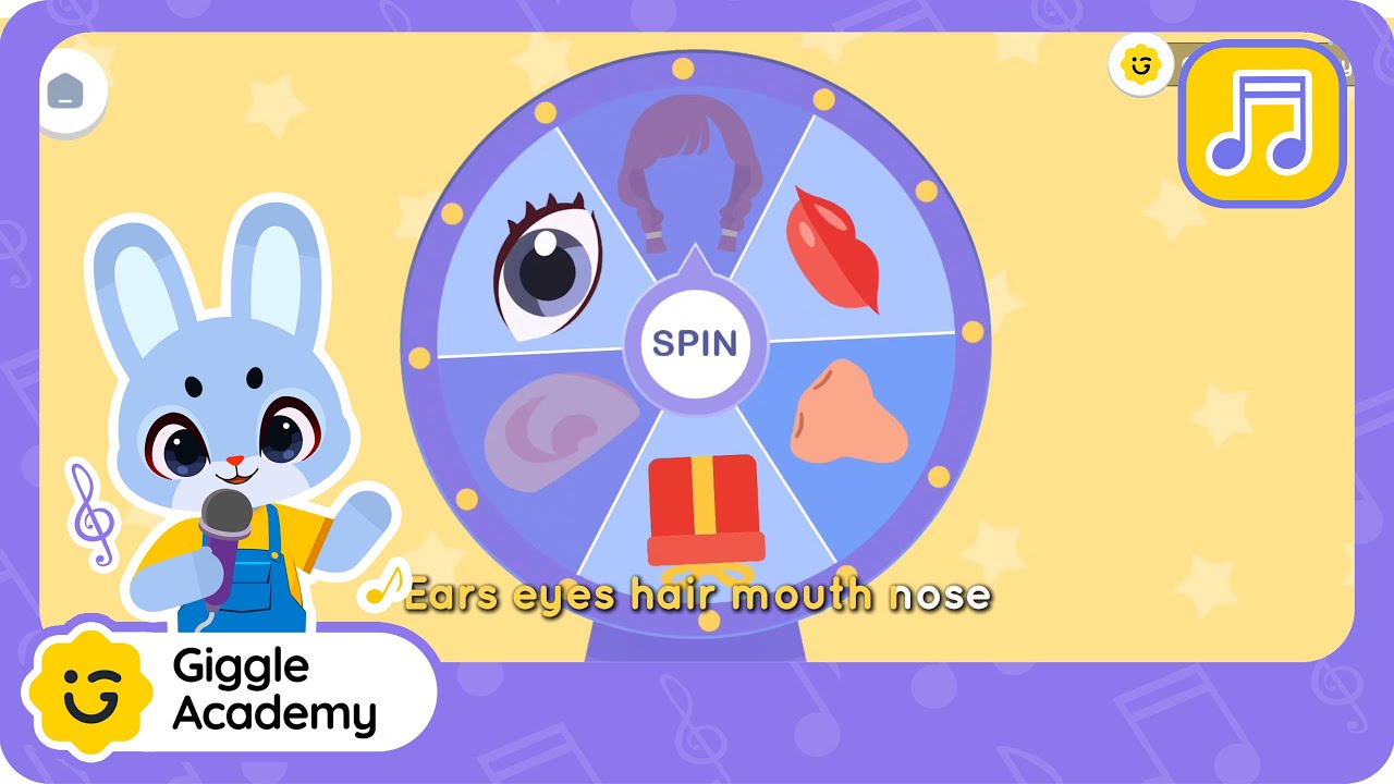 Face Song for Kids 丨Nursery Rhymes I Giggle Academy