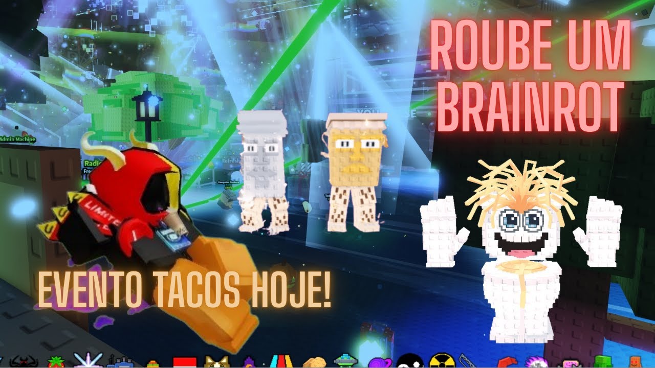 🔴LIVE Roube Um Brainrot EVENTO TACO!🔴 #roubeumbrainrot #sab #roblox #stealabrainrot #brainrots #li