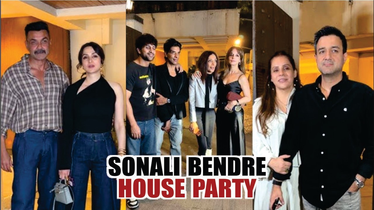Bobby Deol, Sussanne Khan, Arslan Goni, Siddharth Anand & More At Sonali Bendre House Party