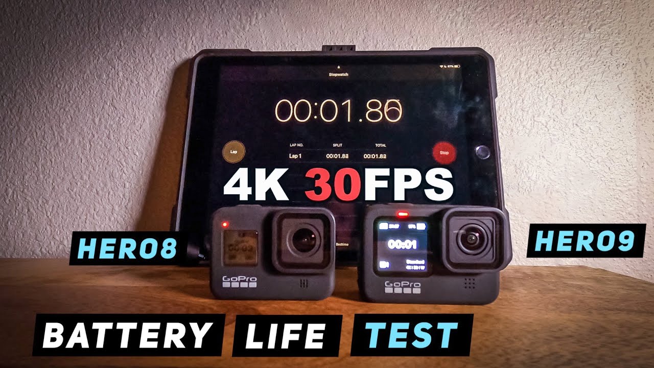 Сравнение времени автономной работы GoPro HERO9 — совет GoPro 684 | МикБергсма