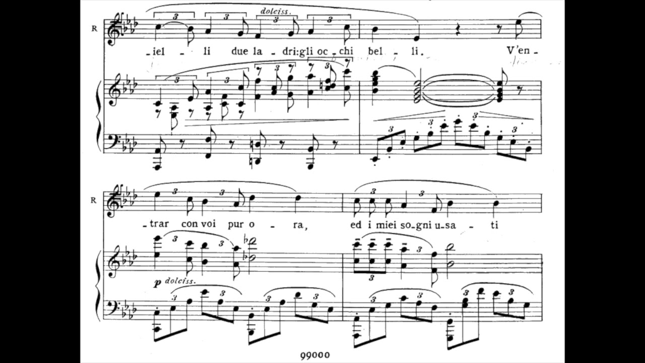 CARLO BERGONZI'S DEFEAT: Orville Harrold - Puccini: La Bohème: Che gelida manina (1920) [score]