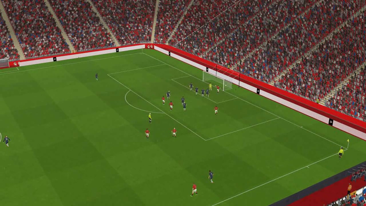FM2017 - Blatantly offside goal
