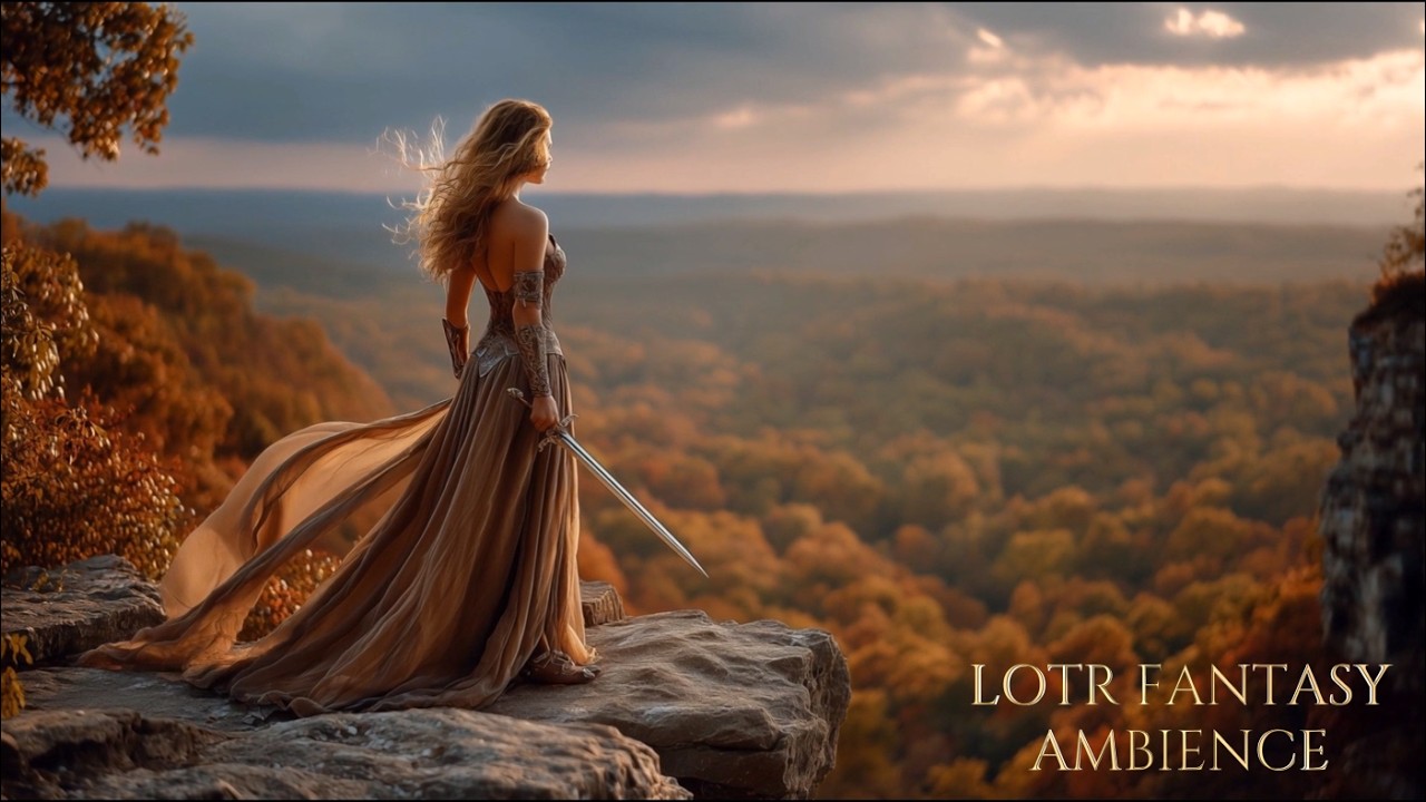 Middle Earth Realms | LOTR Inspired Ambience with Ethereal Female Vocals (2Hr Relaxation)