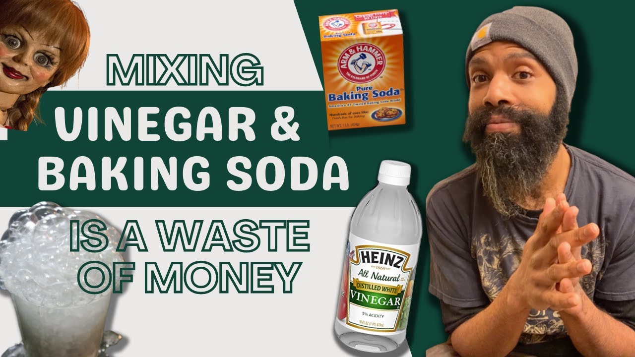 Don't Mix Vinegar & Baking Soda for Cleaning! 🧽 🍽✨