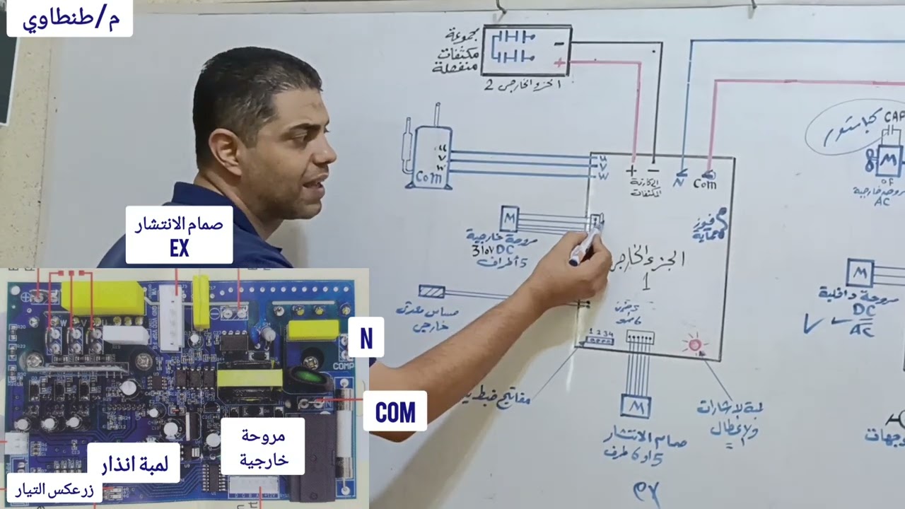 شرح الكارتة الجوكر الصيني للتكييف الانفرتر #تكييف #اكسبلور #ترند #تبريد #اصلاح #فني #مهندس