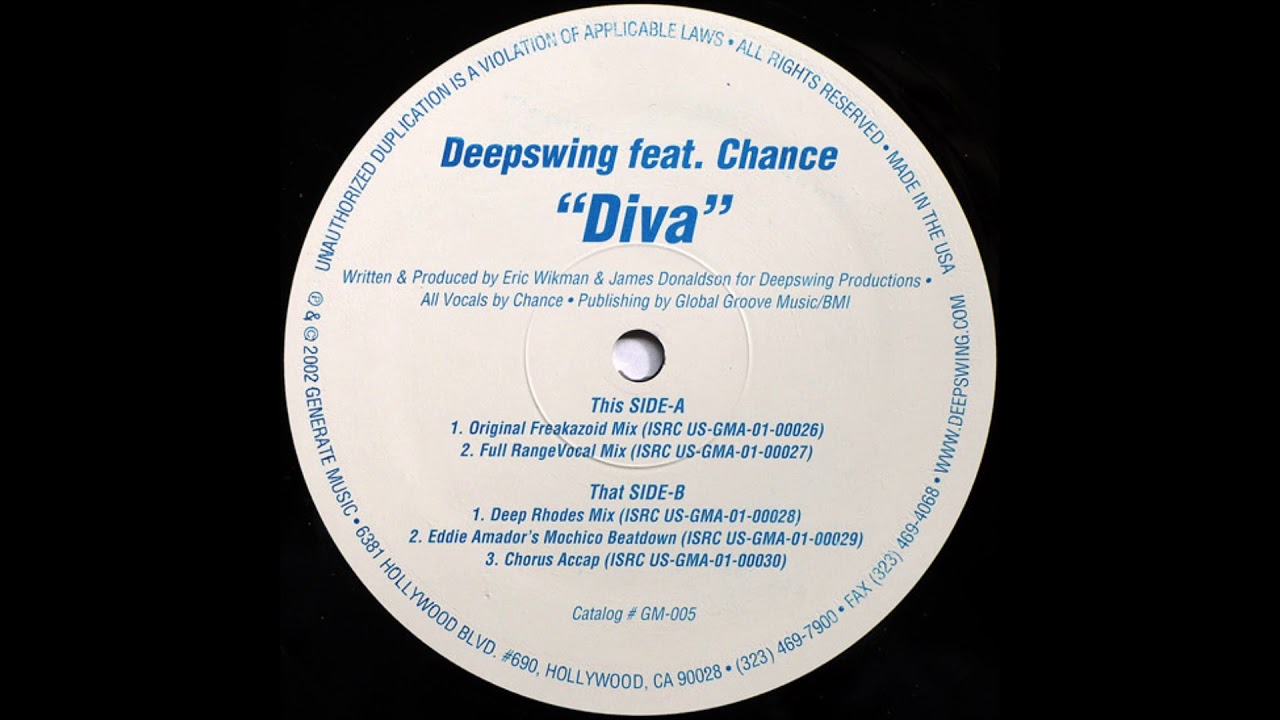 Deep Swing feat. Chance - Diva (Original Freakazoid Mix) (2002)