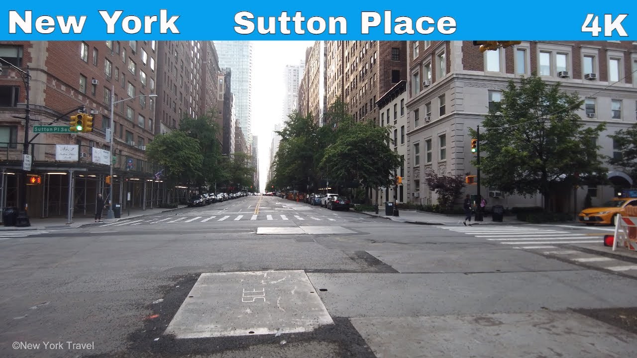 【4K】Manhattan | Sutton Place  | East Side | New York | 2021