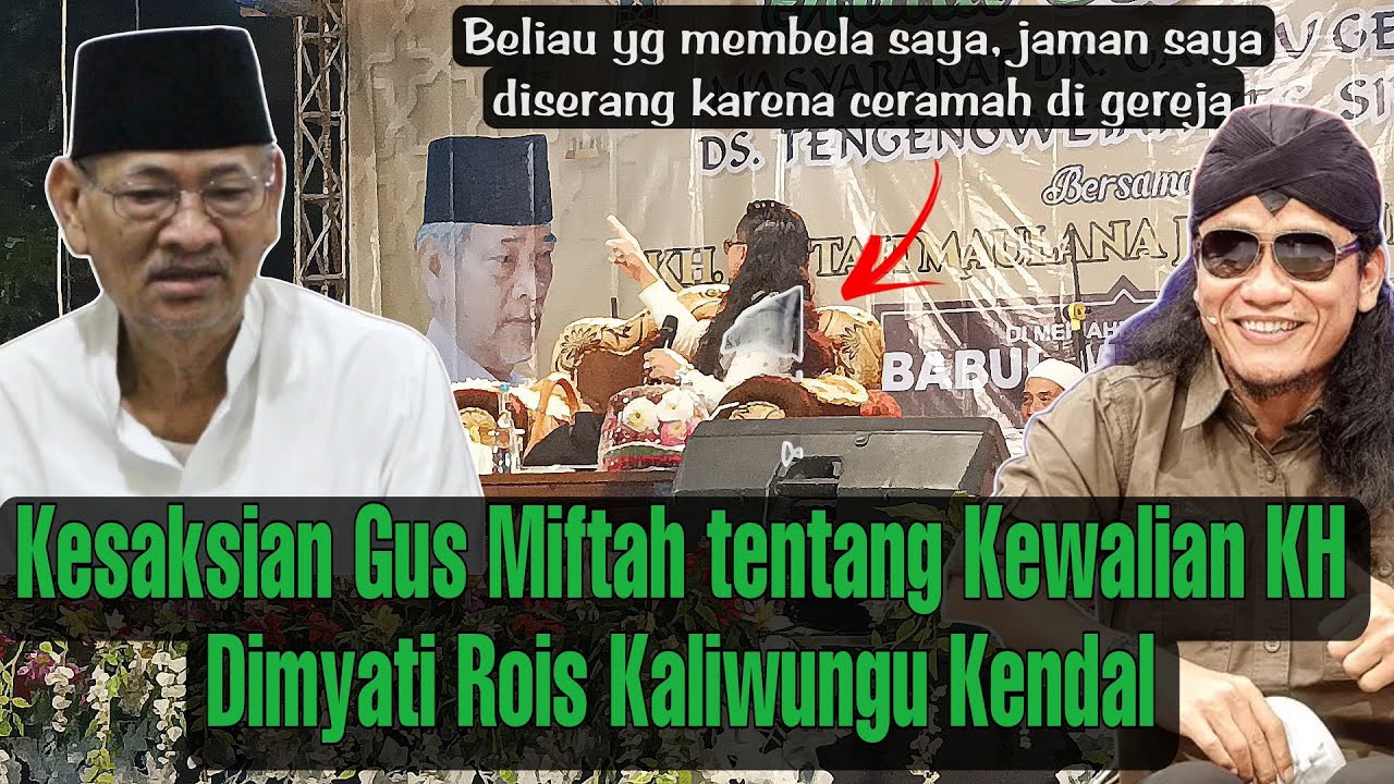 Kesaksian Gus Miftah tentang Kewalian Mbah Dim.. KH Dimyati Rois PonPes Al Fadlu Kaliwungu Kendal