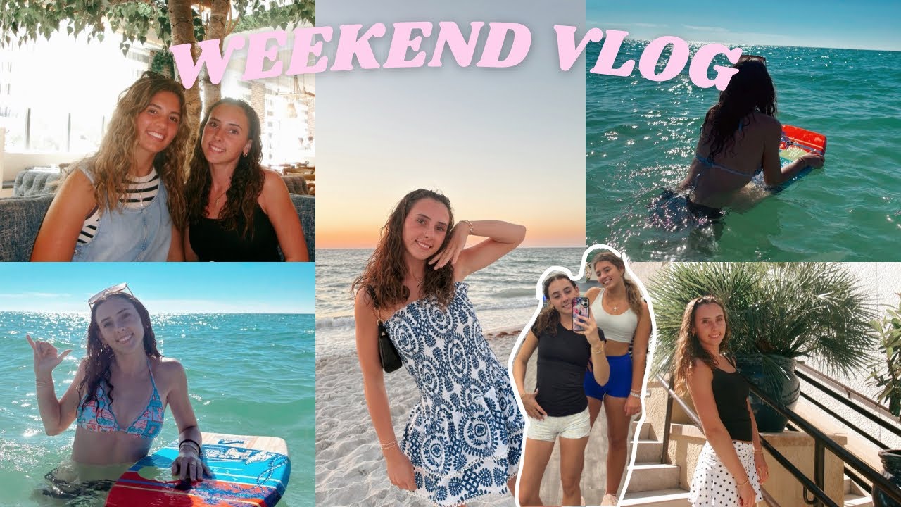 WEEKEND VLOG || florida winter, beach, sunset, naples trip, church, etc!
