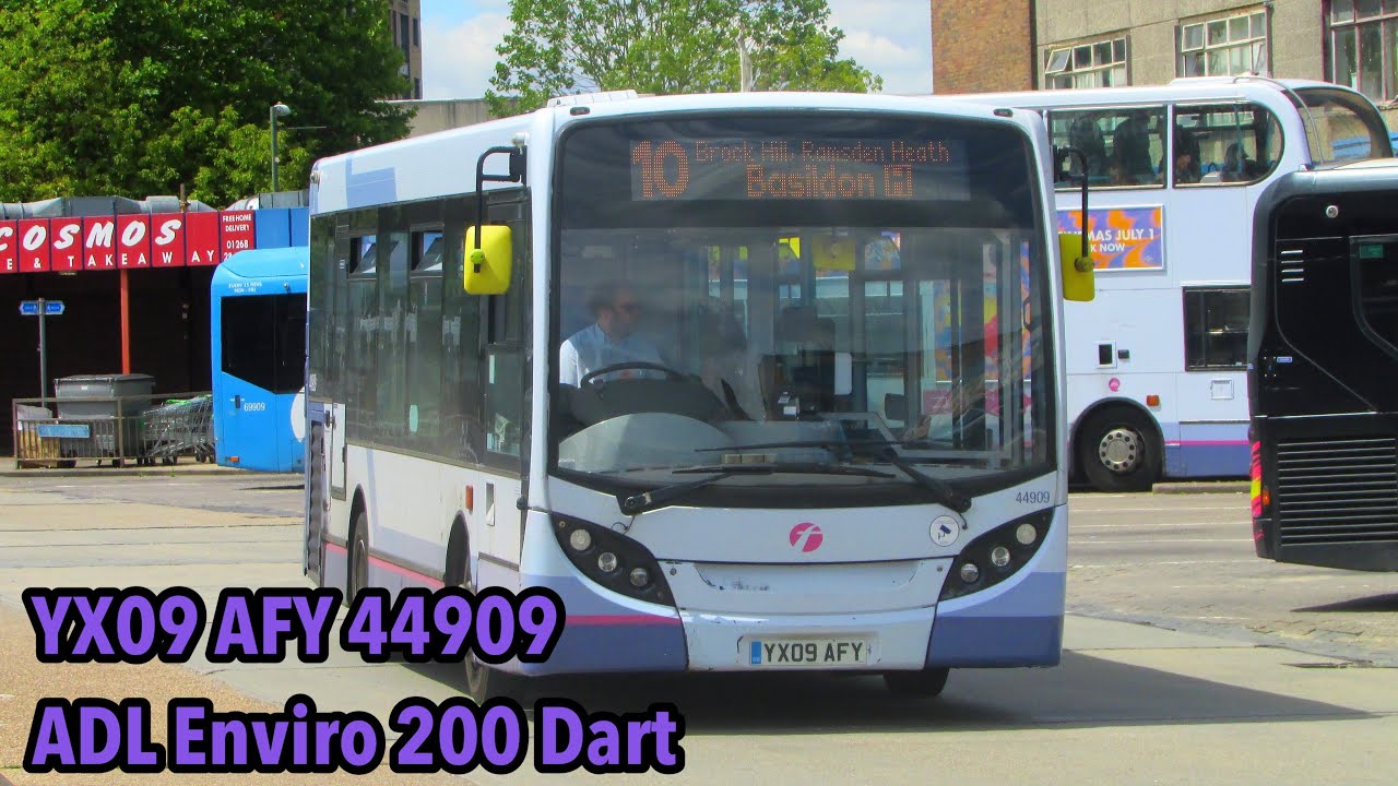 First Essex Route 10 | YX09 AFY 44909 | ADL Enviro 200 Dart Allison