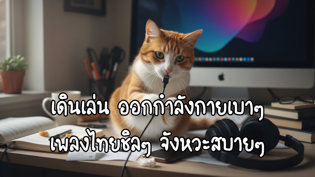 เดินเล่น ออกกำลังกายเบาๆ เพลงไทยชิลๆ จังหวะสบายๆ By Dada sounds.