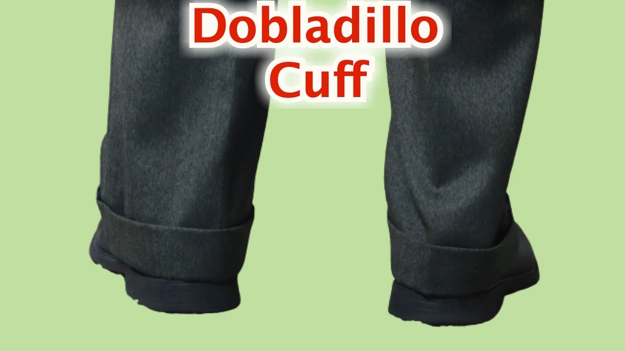 DIY Como hacer un dobladillo de un pantalón de vestir