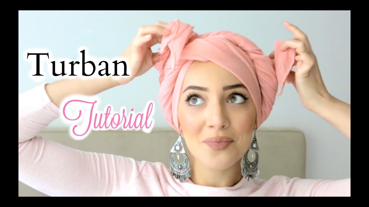 MY EASY PINLESS TURBAN TUTORIAL | COMMENT NOUER UN TURBAN SANS EPINGLES | Salima Le Vaut Bien