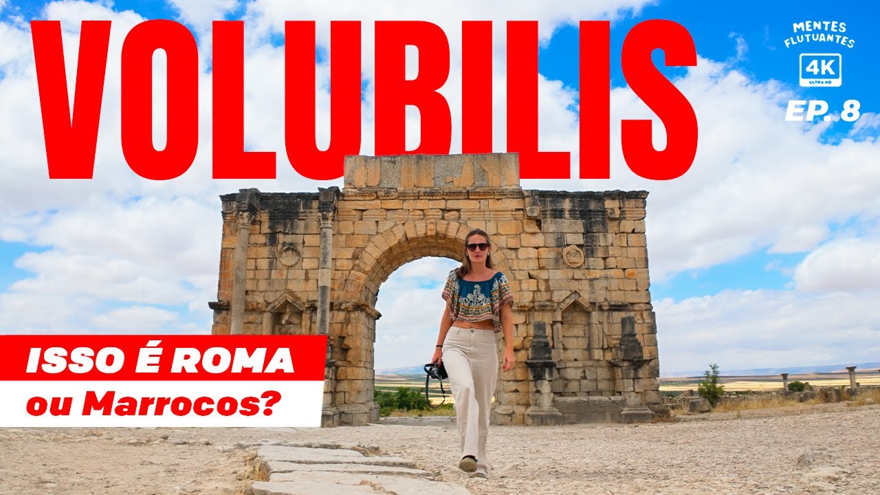 RUÍNAS ROMANAS DE 2.000 ANOS no Marrocos 🇲🇦🏛️ Volubilis | Vlog 4K - EP. 8