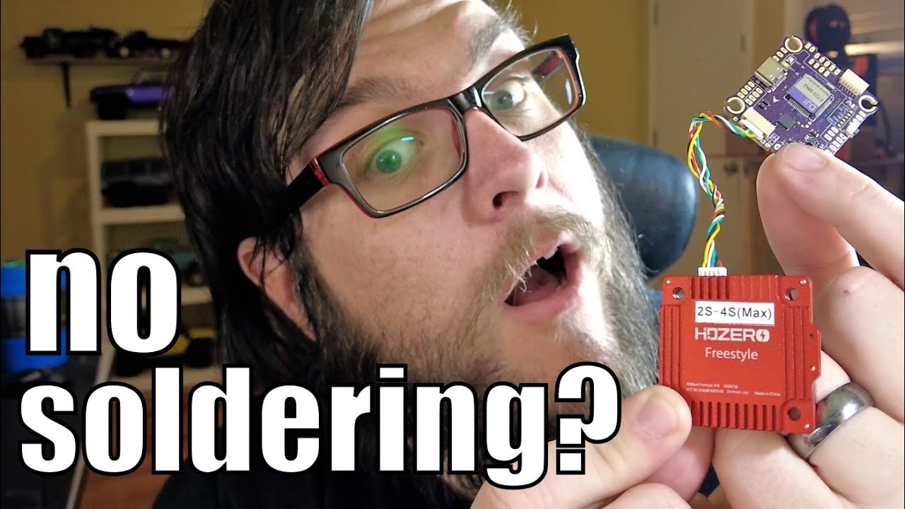 HDZero Freestyle 1W VTX no solder installation // How to make one plug rule them all