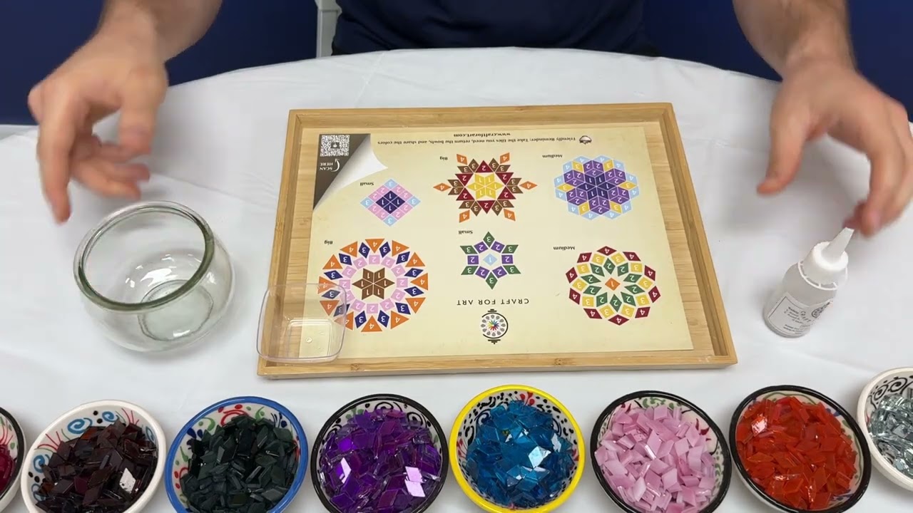 How To Make A Mosaic Lamp - Step By Step Instructions - Step 1: Designing Part