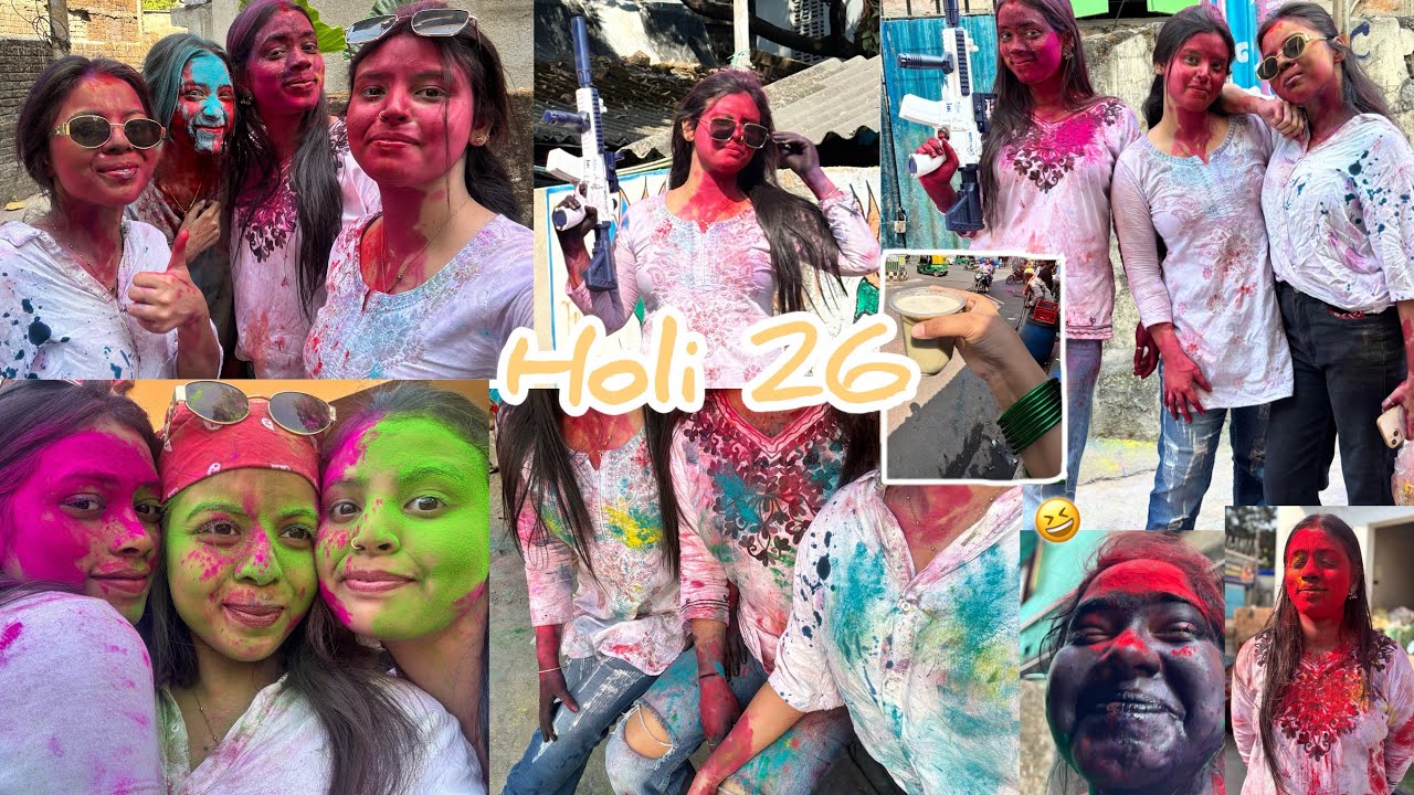 Holi 2026 Celebration with Friends 🌈 | Color Fight, Fun & Crazy Moments | Holi Vlog