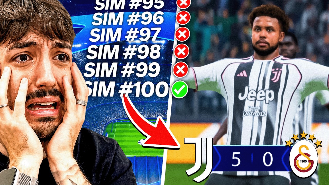 SIMULO JUVE - GALATASARAY FINCHÉ la JUVE non fa LA REMUNTADA!