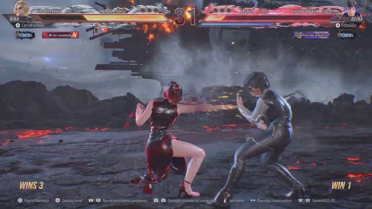 Nina vs Reina Kishin