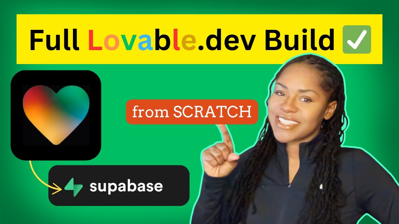 Lovable.dev Tutorial & Full Site Build w/Supabase 🔥 (Step-by-Step Guide)
