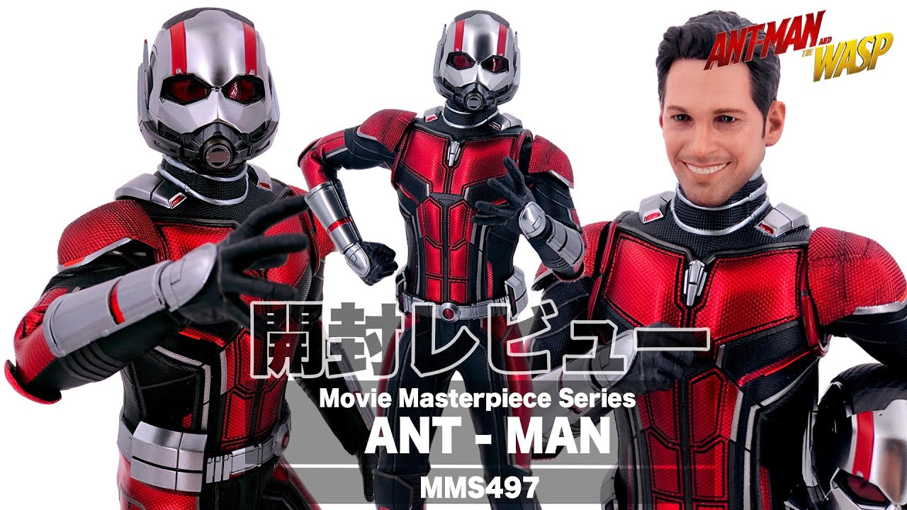 【ホットトイズ】アントマン開封レビュー第三弾で顔が劣化？！【Hot Toys】- Ant-Man MMS497 -