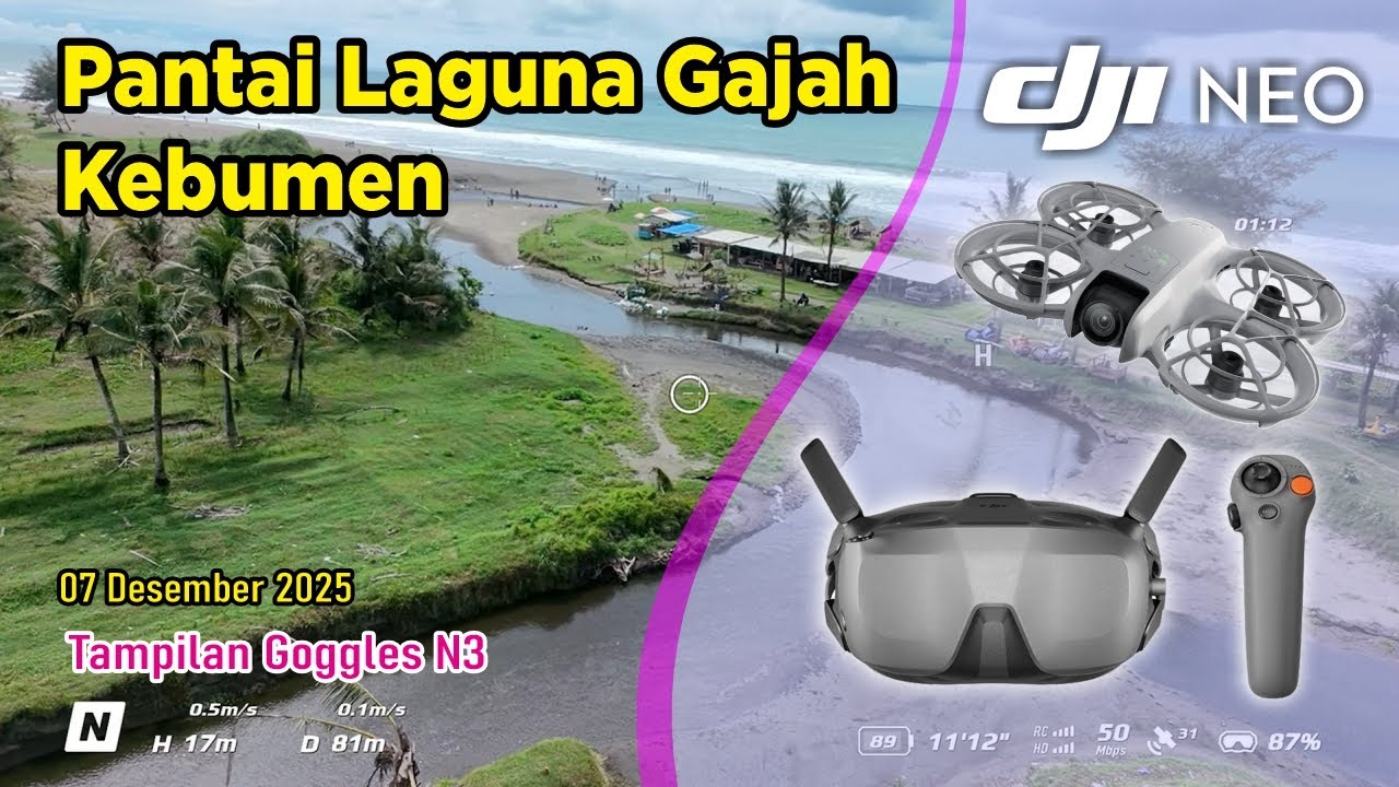 View Goggles N3 || Pantai Laguna Gajah Kebumen