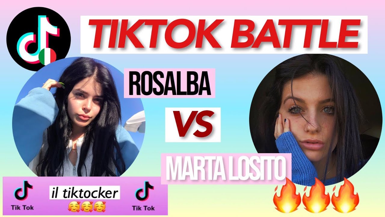 MARTA LOSITO VS ROSALBA TIKTOK BATTLE!🔥// Il TikTocker