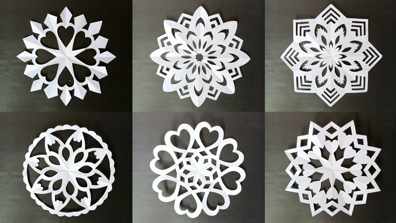 6 Easy Paper Flowers | Paper Flower Making | DIY Flower Craft | Flower Making With Paper 🌼🌸