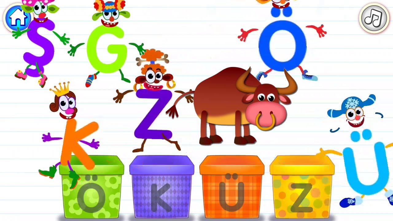 Turkish ABC in Box Part 1 - Çocuklar için ABC ve Harf Seslerini Öğrenin - Türkçe Alfabe Öğrenme