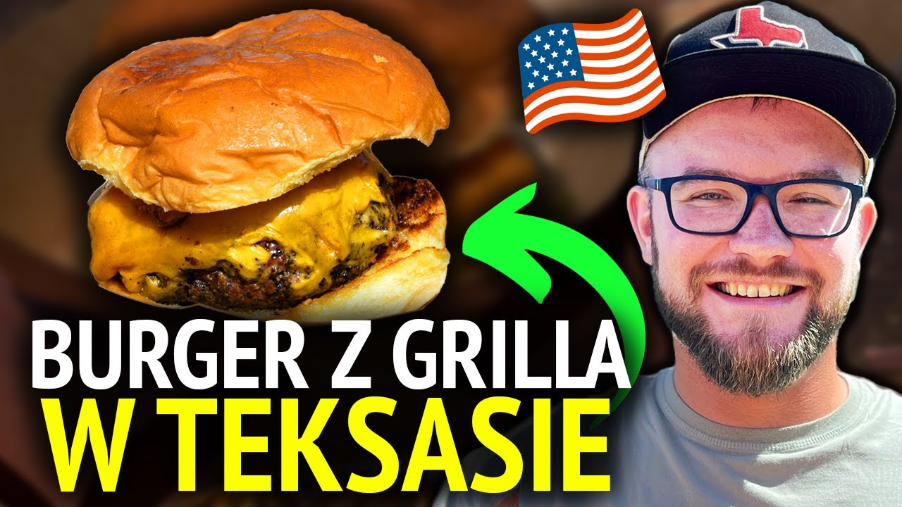 JEDYNY TAKI BURGER (z grilla - Teksas BBQ)! Jedzenie w Teksasie i restauracje w Austin | GASTRO VLOG