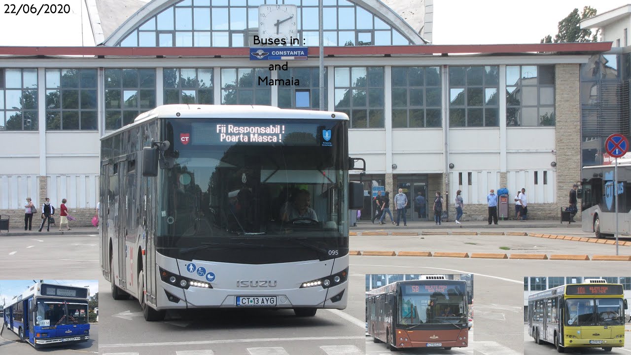 Buses in Constanta and Mamaia (22.06.2020)