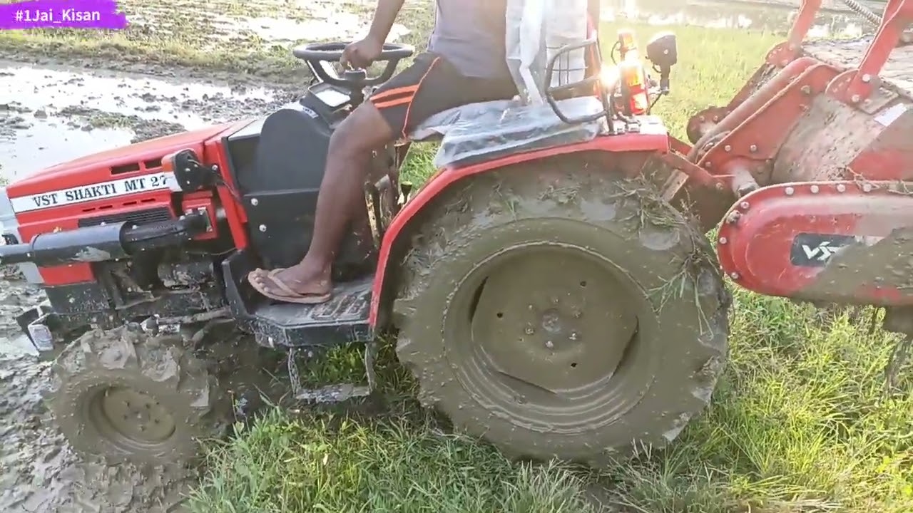 VST shakti MT 270 tractor 4wd / 27hp ট্রাক্টর আল টপকাচ্ছে