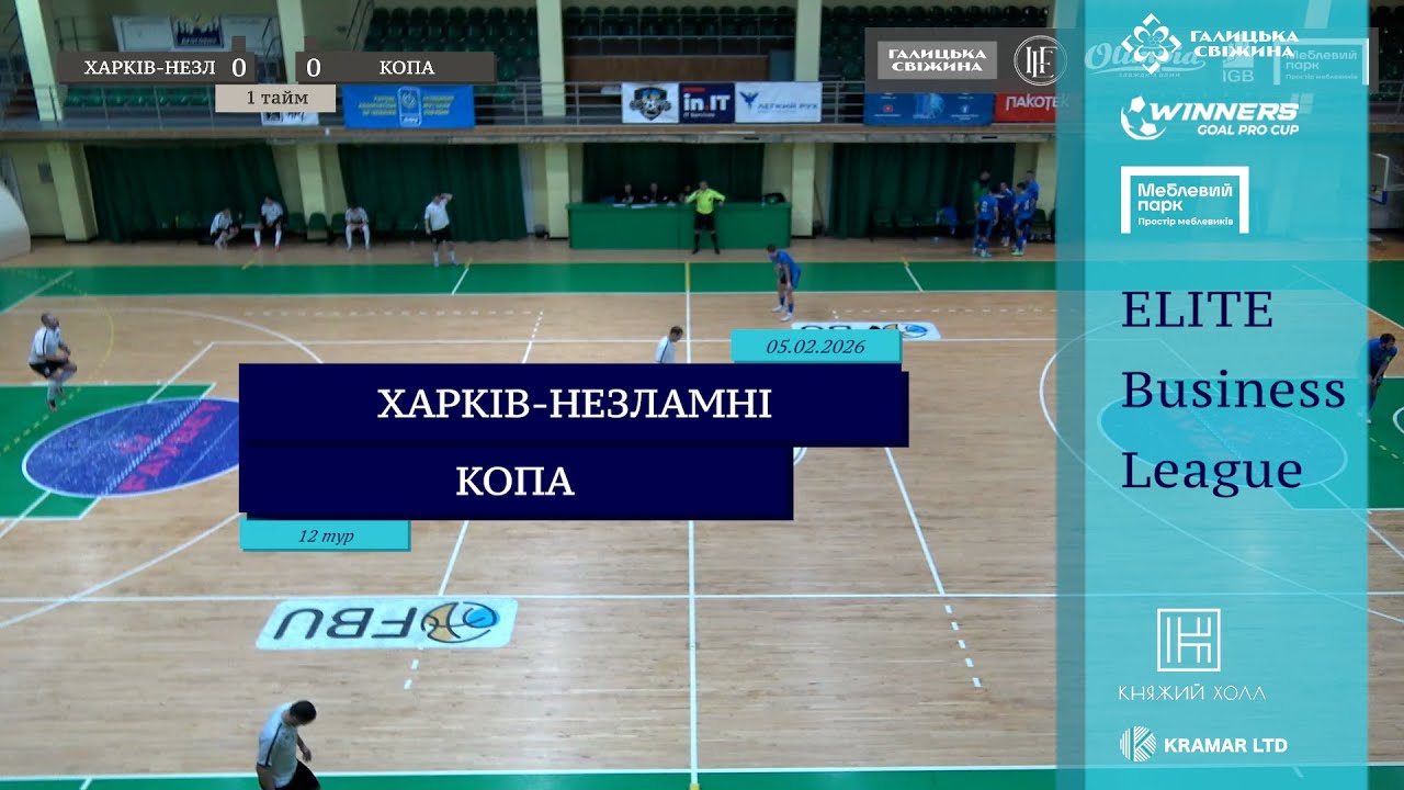 Харків-Незламні - Копа I Огляд матчу I 12 тур. Elite Business League