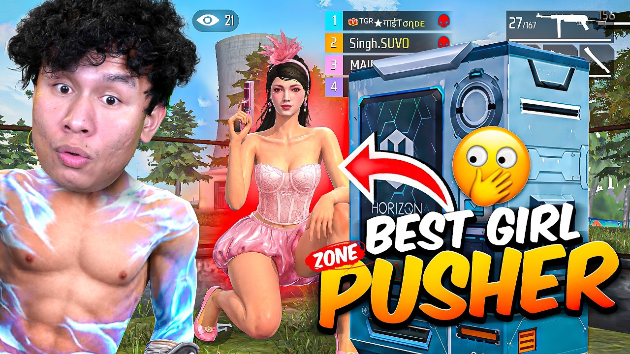 Girl Best Zone Pusher of Free Fire 😮 Tonde Gamer