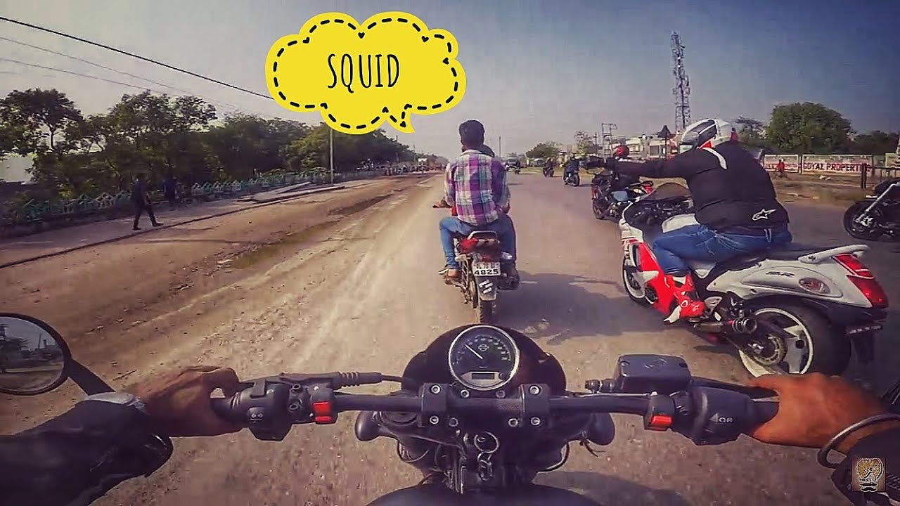 SQUID WANTS TO RACE WITH SUPERBIKE !!