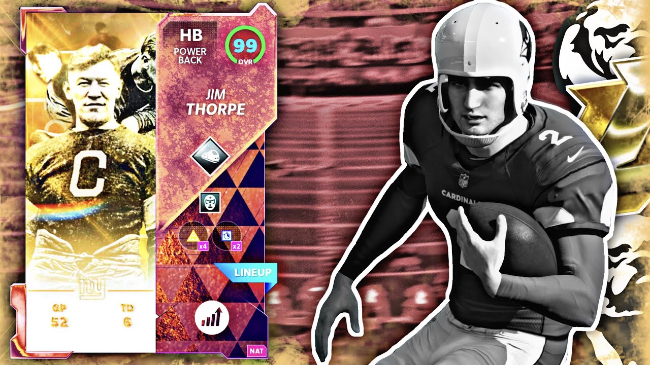 JIM THORPE IS UNSTOPPABLE!! 99 OVR ULTIMATE LEGENDS GAMEPLAY [MADDEN 21]