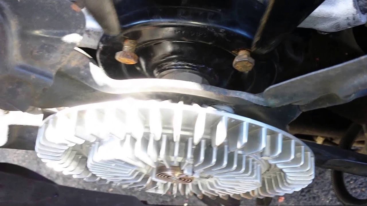 2000 dodge durango 5.9L fan clutch removal