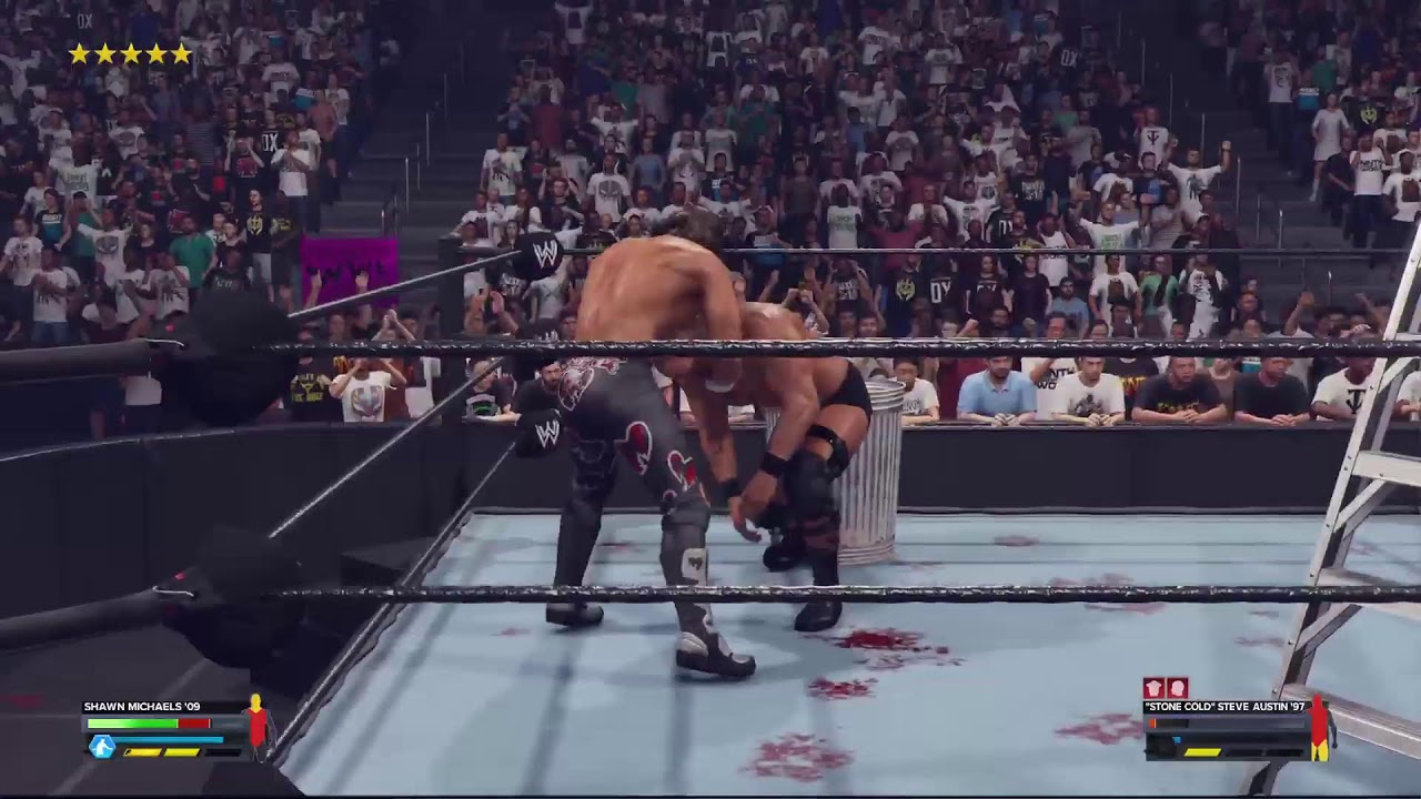 Shawn Michaels vs Stone cold - Extreme Rules match PS5 Gameplay