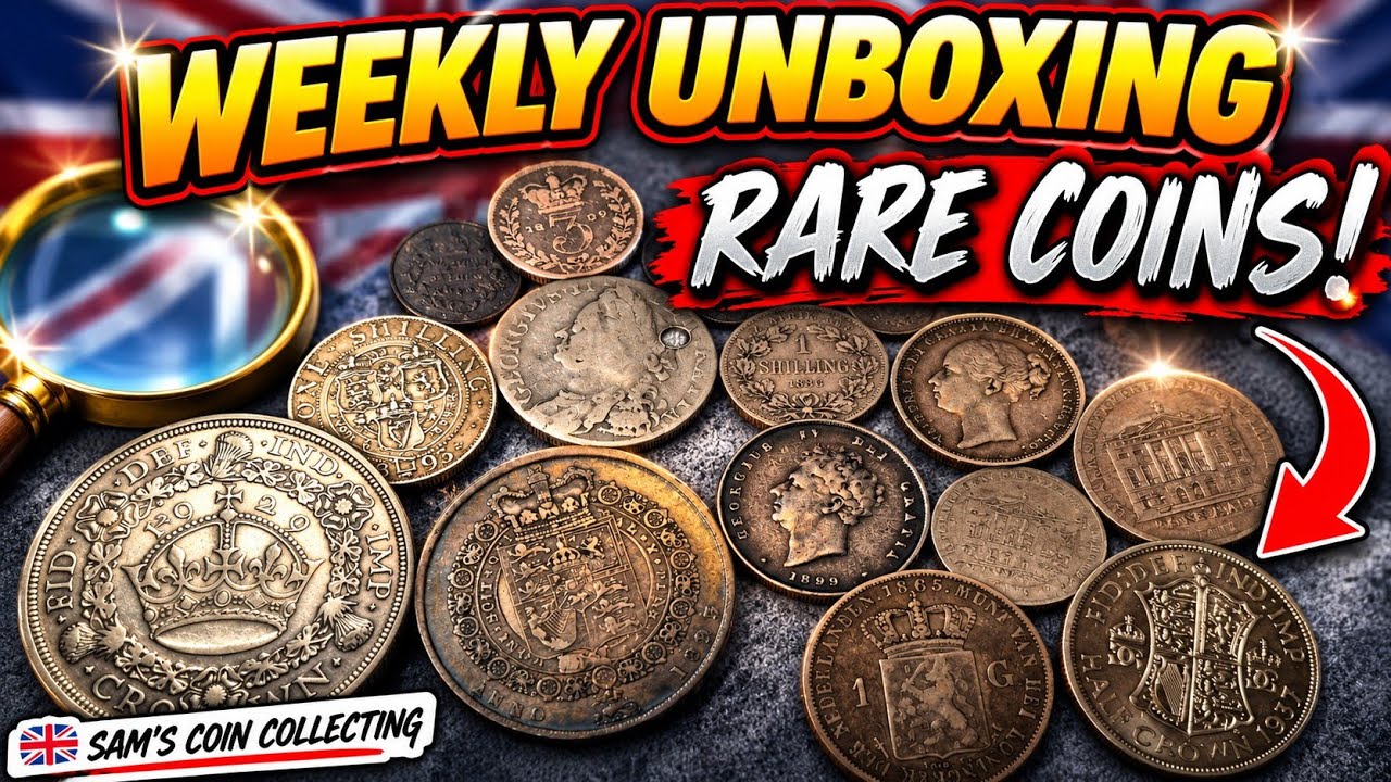 Great mixture of #numismatic #treasure 😊 #silver #copper #numismatics #coin #unboxing 