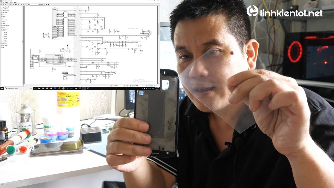hóa chất, chì làm chân ic, zxw xem sơ đồ